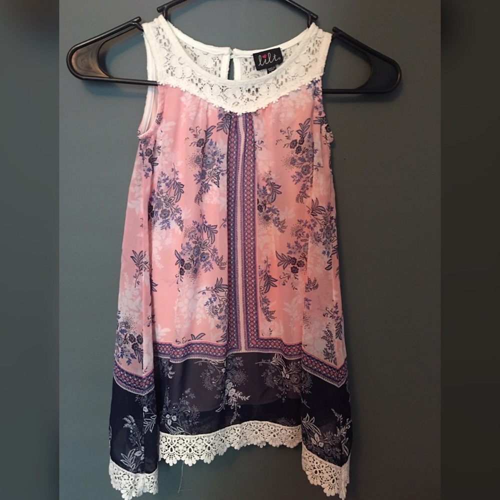 Lilt Boutique Dress, size 4T with lace detail.